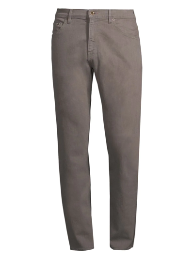 Shop Raleigh Denim Men's Alexander Stretch Slim-fit Pants In Stone