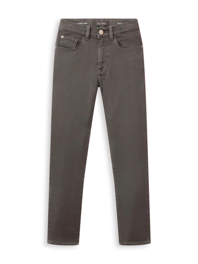 Shop Dl Premium Denim Boy's Brady Slim-fit Jeans In Moss Gray