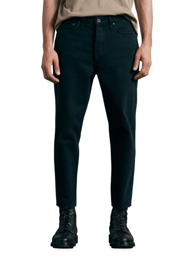 Shop Rag & Bone Men's Beck Cropped Mid-rise Jeans In Flatlands