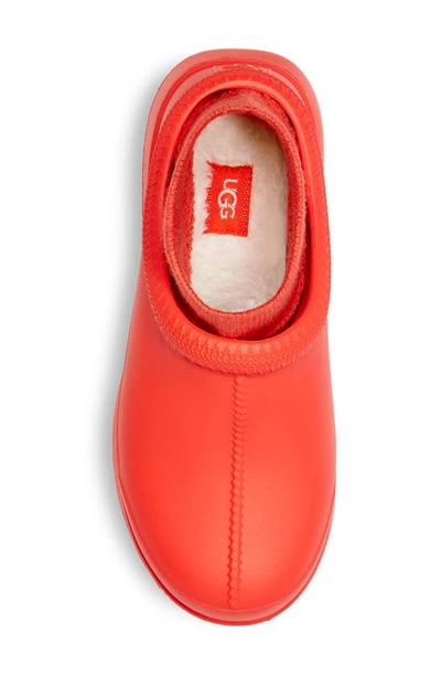 Shop Ugg Tasman X Waterproof Clog In Hazard Orange