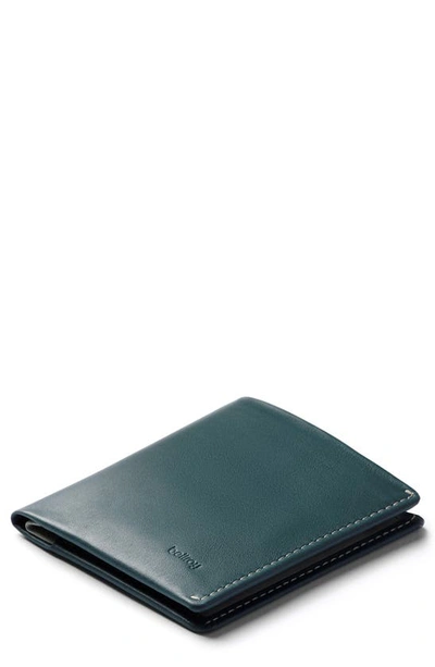 Shop Bellroy Note Sleeve Rfid Wallet In Teal
