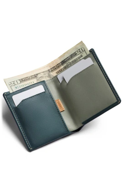 Shop Bellroy Note Sleeve Rfid Wallet In Teal