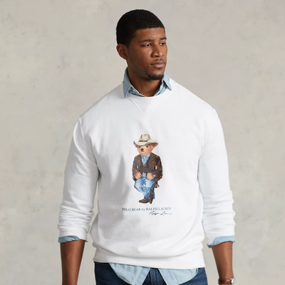 Polo Ralph Lauren Polo Bear Fleece Sweatshirt In White Cowboy Bear ModeSens