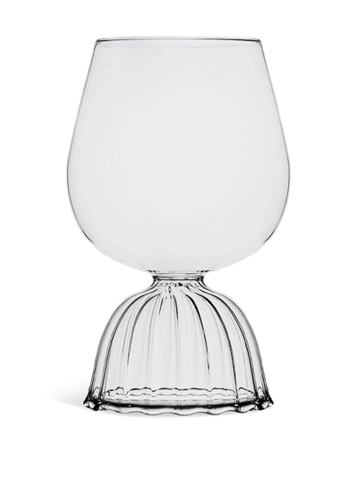 Shop Ichendorf Milano Tutu Wine Glasses (set Of Six) In White