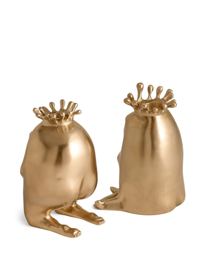 L'objet X Haas Brothers King And Queen Candlesticks (set Of 2) In Gold
