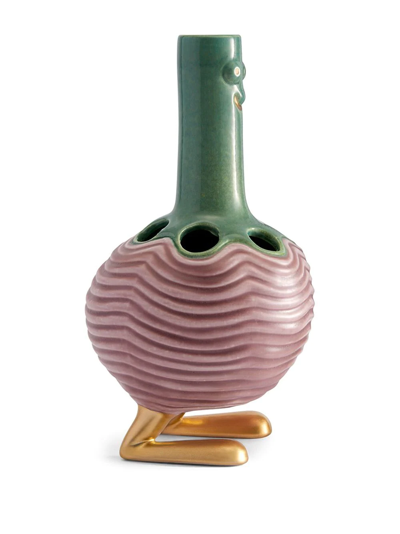 Shop L'objet X Haas Brothers Simon Vase (25cm) In Green