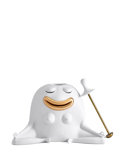 Shop L'objet X Haas Brothers Mediator Incense Burner In White