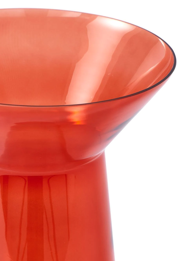 Shop Polspotten Long Neck Vase In Orange