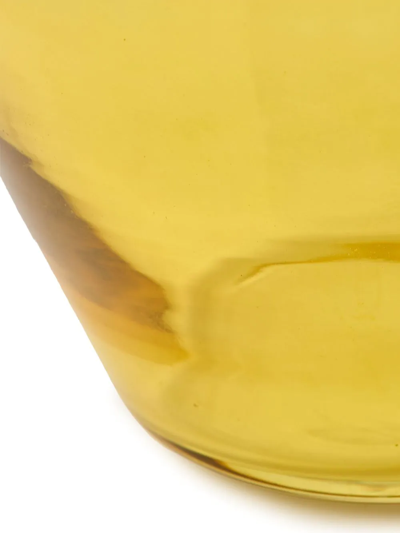 Polspotten Fat Neck Vase In Yellow