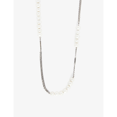 Shop Martyre The Bella Sterling-silver And Freshwater Pearl Necklace