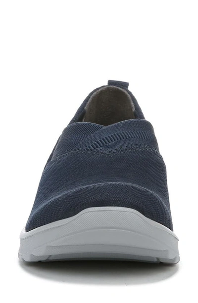 Shop Bzees Game Plan Slip-on Sneaker In Navy Blazer Wavy Texture