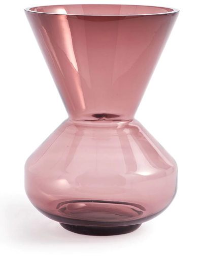 Shop Polspotten Thick Neck Vase (40cm) In Pink