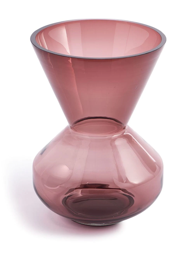 Shop Polspotten Thick Neck Vase (40cm) In Pink