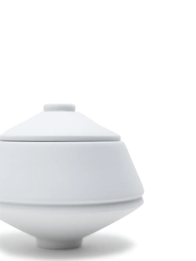 Editions Milano Circle Porcelain Sugar-bowl In White