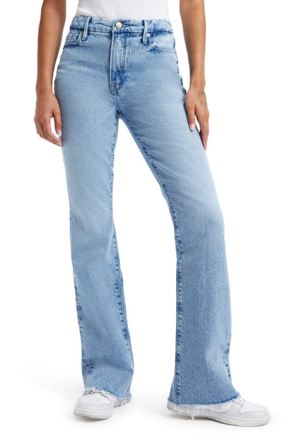 Shop Good American Good Classic Bootcut Jeans In Indigo253