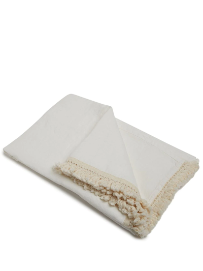 Shop Once Milano Fringed Bath Sheet In White