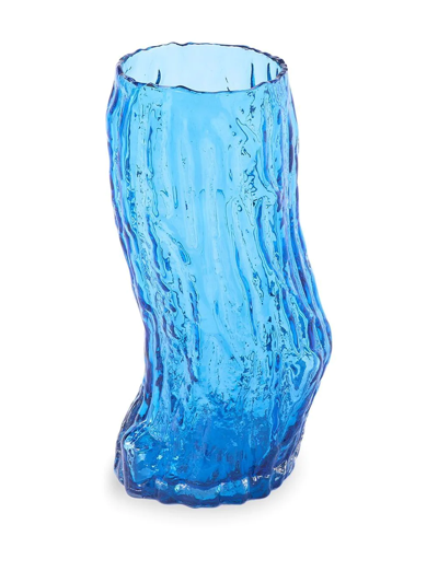 Polspotten Tree Log Vase In Blau