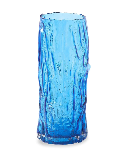 Polspotten Tree Log Vase In Blau