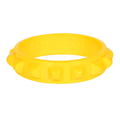 Shop Carmen Sol Borchia Bracelet In Yellow
