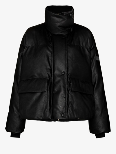 Shop Stella Mccartney `light Altermat` Puffer Jacket In Nero
