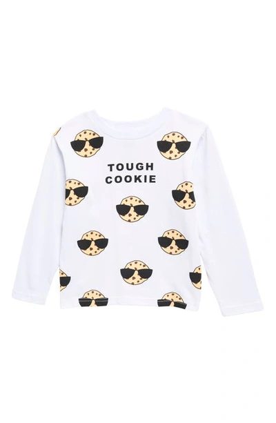 Shop Dot Australia Kids' Tough Cookie T-shirt In White