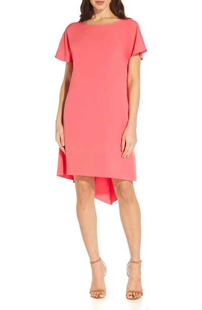 Adrianna Papell High low A line Dress In Sweet Guava ModeSens