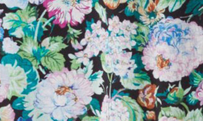 Shop & Other Stories Floral Print Flutter Sleeve Wrap Midi Dress In Big Flower Aop