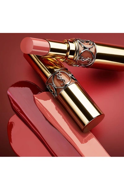 Shop Saint Laurent Rouge Volupté Shine Oil-in-stick Lipstick Balm In 41 Corail A Porter