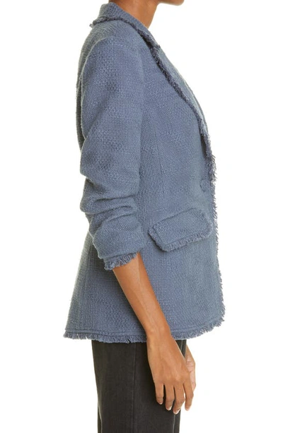Cinq À Sept Khloe Boucle Blazer In Shadow