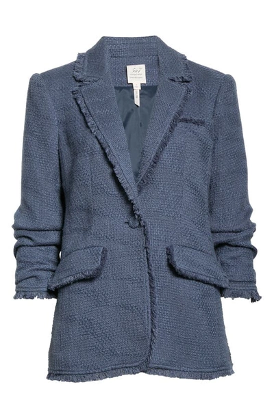 Shop Cinq À Sept Khloe Boucle Blazer In Shadow