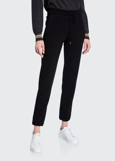 Shop Loro Piana Merano Cashmere Drawstring Jogger Pants In Black