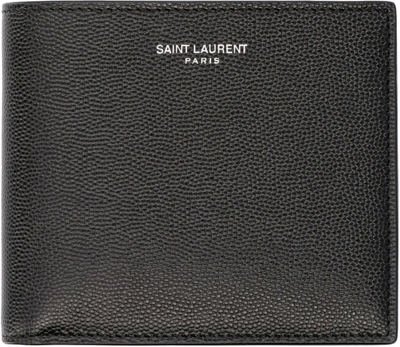 Shop Saint Laurent Leather Wallet