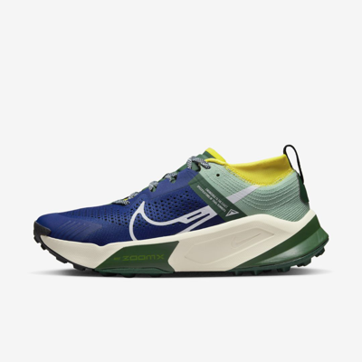 Shop Nike Men's Zegama Trail Running Shoes In Blue