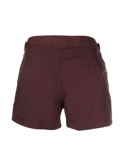 Orlebar Brown Springer Concealed-front Fastening Swim Shorts In Red