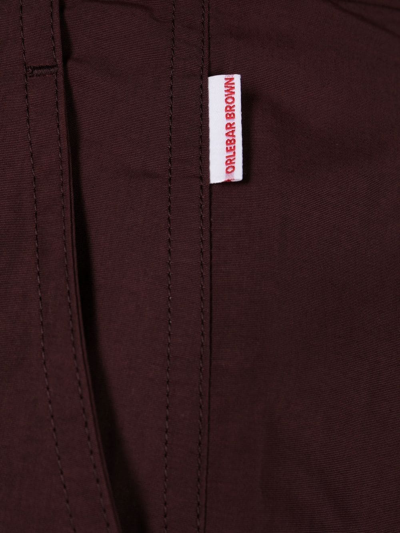 Orlebar Brown Springer Concealed-front Fastening Swim Shorts In Red