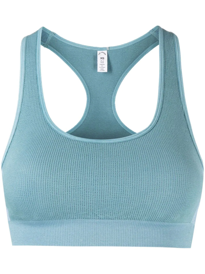 The Upside Anna Seamless Sports Bra In Blue