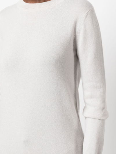 Lorena Antoniazzi Cashmere Crewneck Jumper In Grau