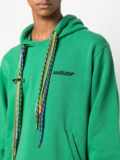 Shop Ambush Multi-cord Hoodie In Green