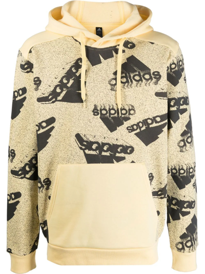 Adidas Originals Logo-print Drawstring Hoodie In Gelb | ModeSens