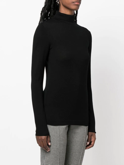 ALLUDE LONG-SLEEVE ROLL-NECK JUMPER 