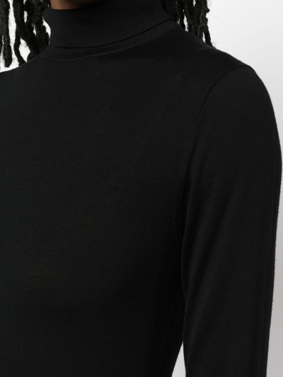 ALLUDE LONG-SLEEVE ROLL-NECK JUMPER 