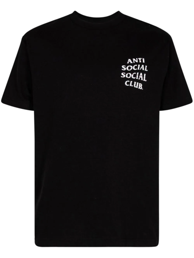 Shop Anti Social Social Club X Case Study Flag T-shirt In Schwarz