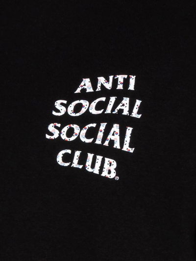 Shop Anti Social Social Club X Case Study Flag T-shirt In Schwarz