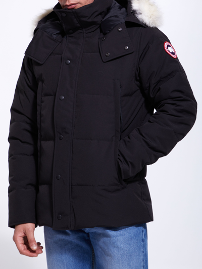 Shop Canada Goose Wyndham Black Parka