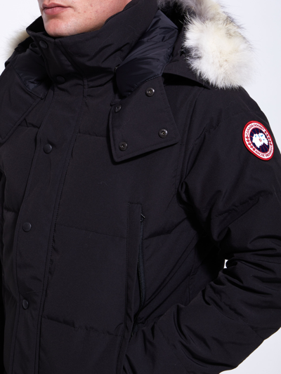 Shop Canada Goose Wyndham Black Parka