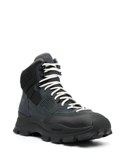 Shop Ambush Lug-sole Hiking Boots In Schwarz