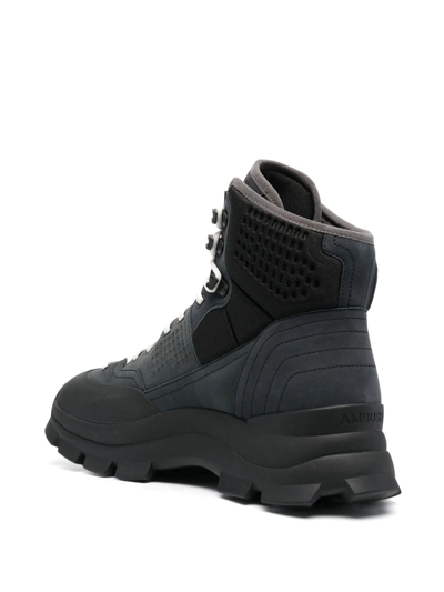 Shop Ambush Lug-sole Hiking Boots In Schwarz