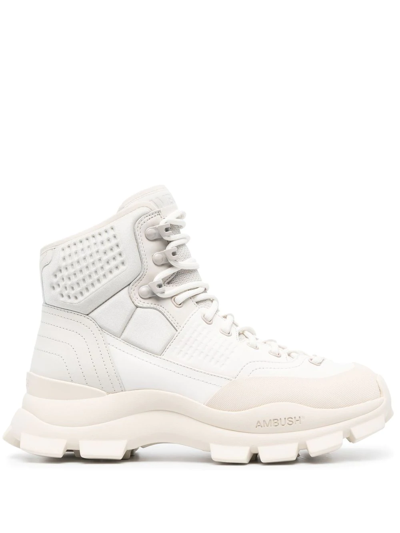 Shop Ambush Lug-sole Hiking Boots In Nude