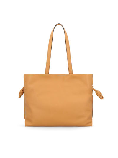 Shop Loewe Flamenco Large Shoulder Bag In Brown