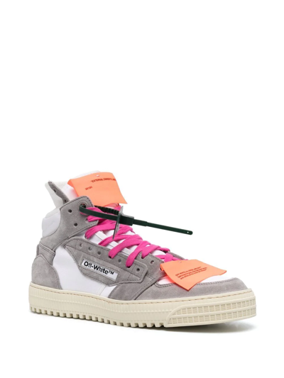 Shop Off-white Zip-tie Lace-up Sneakers In White